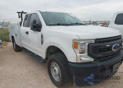 2020 Ford F-250 Xl из США, поврежденный, VIN 1FD7X2B6XLEC92119